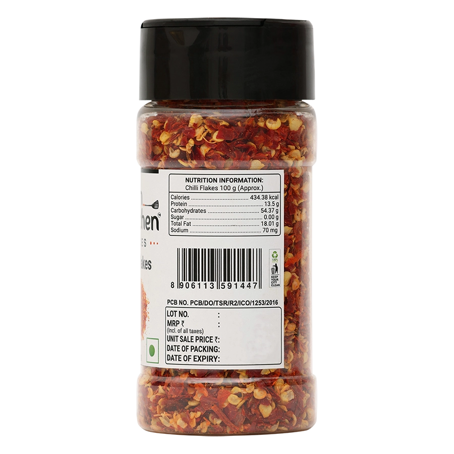Chilli Powder Flakes Indian Kitchen Chilli Flakes 40g (Pack of 2)