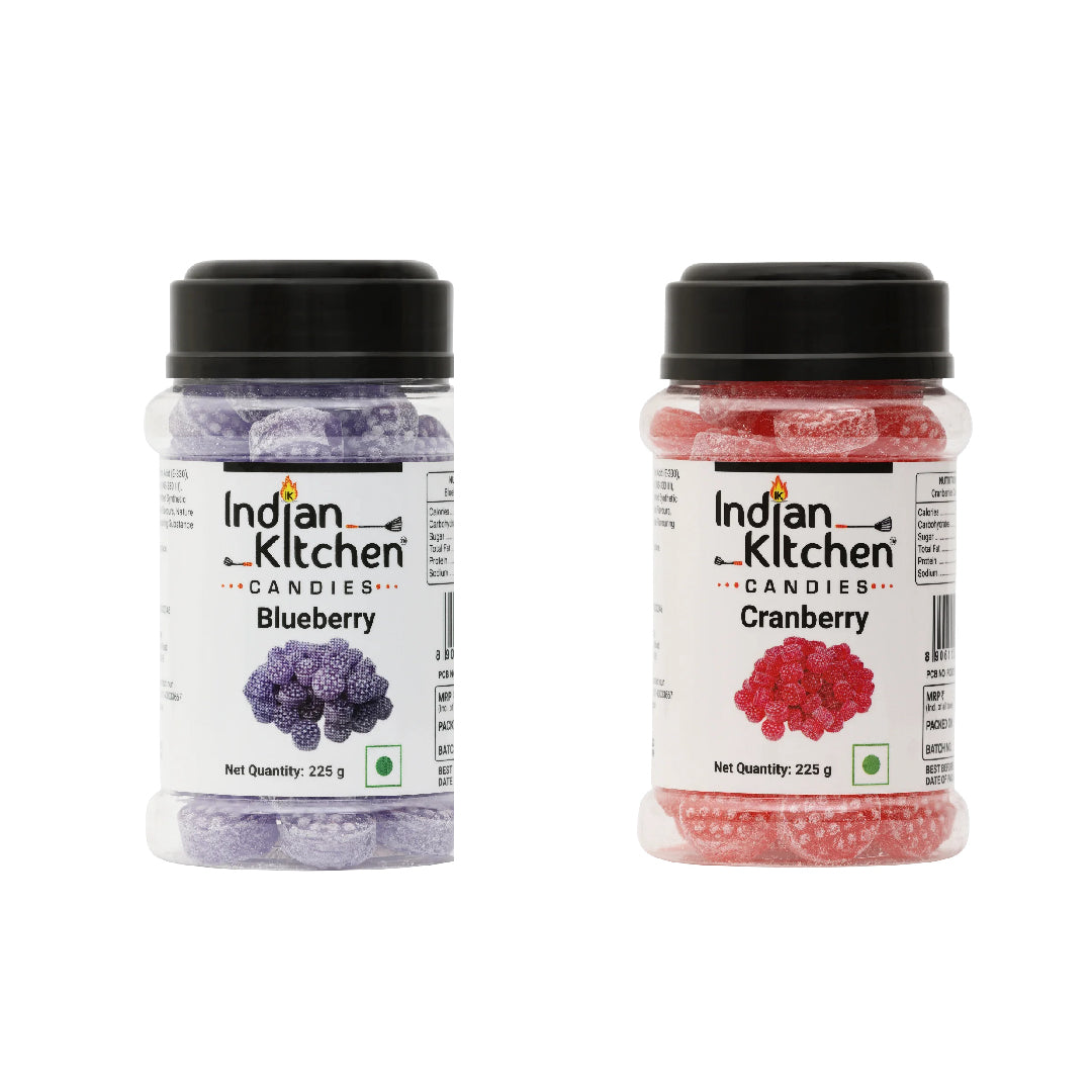 Combo Pack of Blueberry Candy & Cranberry Candy - Indian Kitchen 